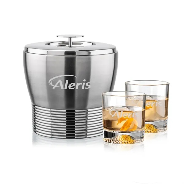 The Genoa Ice Bucket & On-the-Rocks Set is designed for effortless... from ASI 84592 St Regis Group