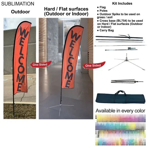 10' Small Feather Flag Kit... from ASI 53509 FIEL-Fairdeal Import & Export