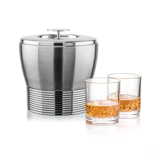 The Genoa Ice Bucket & On-the-Rocks Set is designed for effortless... from ASI 84592 St Regis Group