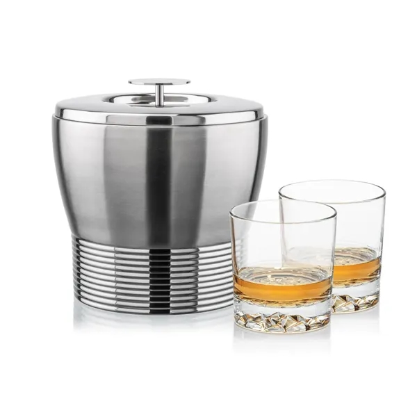 The Genoa Ice Bucket & On-the-Rocks Set is designed for effortless... from ASI 84592 St Regis Group