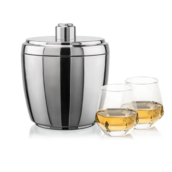 The Pescara Ice Bucket & On-the-Rocks Set combines modern style with... from ASI 84592 St Regis Group