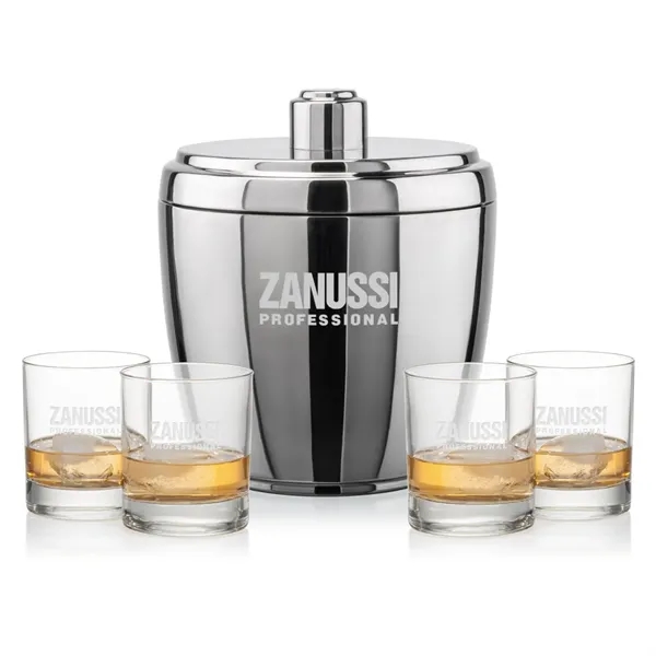 The Pescara Ice Bucket & On-the-Rocks Set combines modern style with... from ASI 84592 St Regis Group