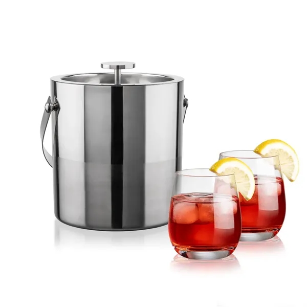 The Catania Ice Bucket with On-the-Rocks Set brings refined style and... from ASI 84592 St Regis Group