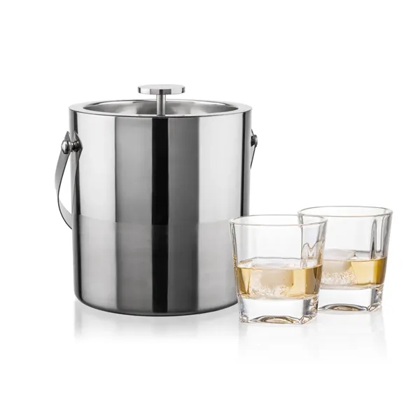 The Catania Ice Bucket with On-the-Rocks Set brings refined style and... from ASI 84592 St Regis Group