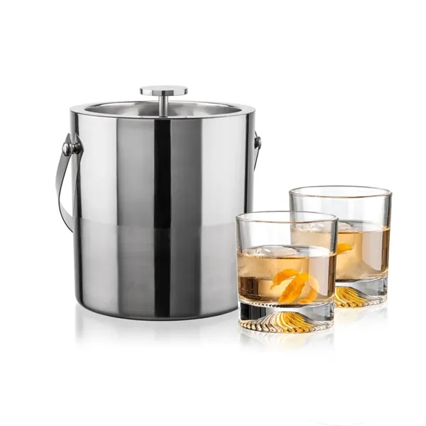 The Catania Ice Bucket with On-the-Rocks Set brings refined style and... from ASI 84592 St Regis Group