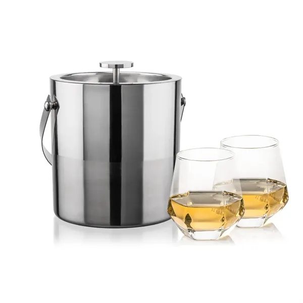 The Catania Ice Bucket with On-the-Rocks Set brings refined style and... from ASI 84592 St Regis Group