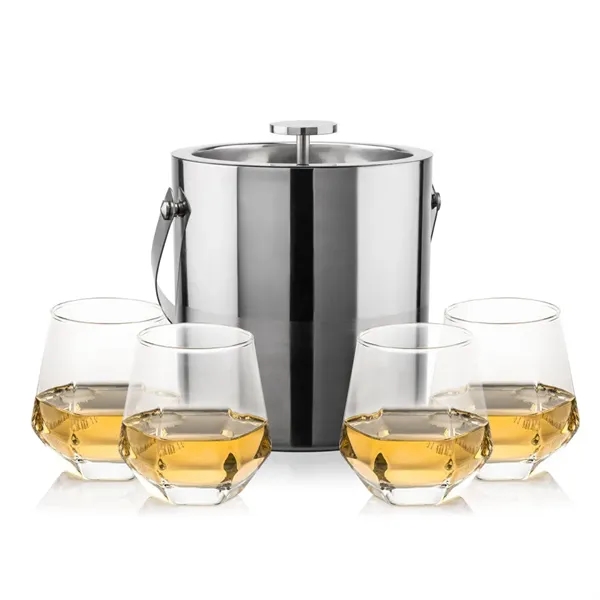 The Catania Ice Bucket with On-the-Rocks Set brings refined style and... from ASI 84592 St Regis Group