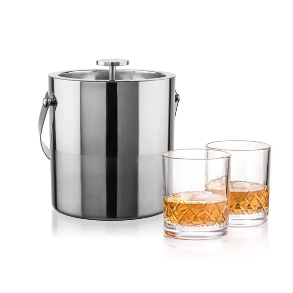 The Catania Ice Bucket with On-the-Rocks Set brings refined style and... from ASI 84592 St Regis Group