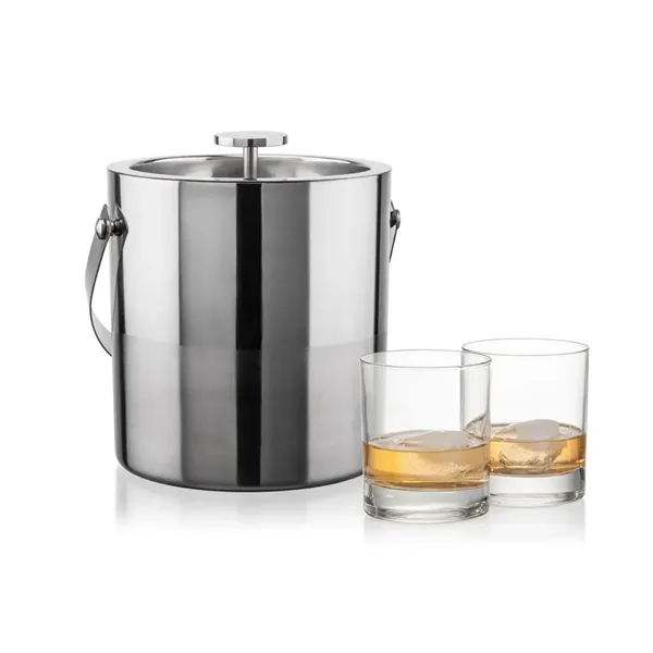 The Catania Ice Bucket with On-the-Rocks Set brings refined style and... from ASI 84592 St Regis Group