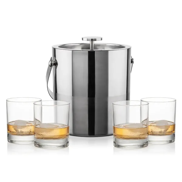 The Catania Ice Bucket with On-the-Rocks Set brings refined style and... from ASI 84592 St Regis Group