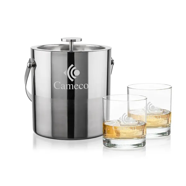 The Catania Ice Bucket with On-the-Rocks Set brings refined style and... from ASI 84592 St Regis Group
