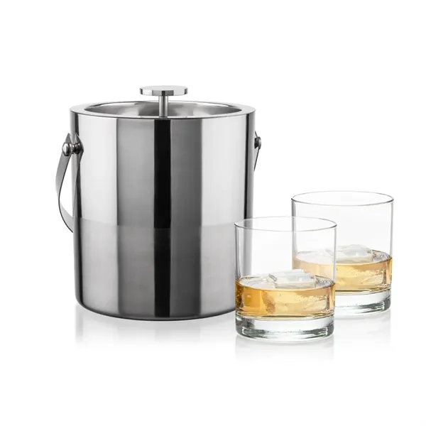 The Catania Ice Bucket with On-the-Rocks Set brings refined style and... from ASI 84592 St Regis Group