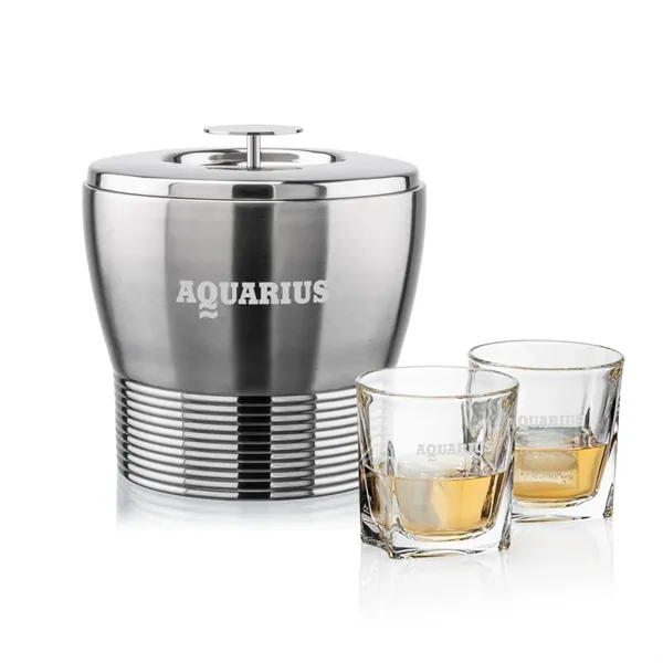 The Genoa Ice Bucket & On-the-Rocks Set is designed for effortless... from ASI 84592 St Regis Group