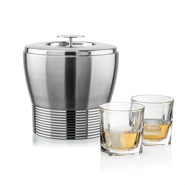 The Genoa Ice Bucket & On-the-Rocks Set is designed for effortless... from ASI 84592 St Regis Group