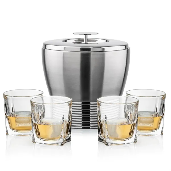 The Genoa Ice Bucket & On-the-Rocks Set is designed for effortless... from ASI 84592 St Regis Group