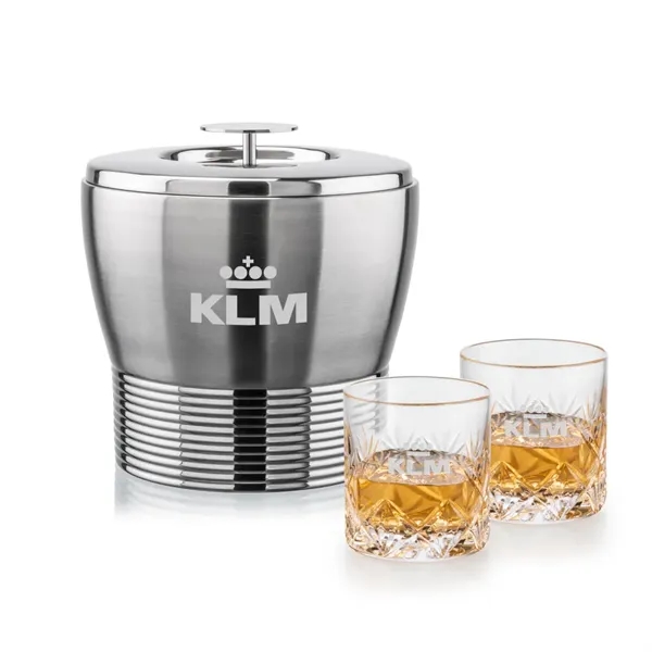 The Genoa Ice Bucket & On-the-Rocks Set is designed for effortless... from ASI 84592 St Regis Group