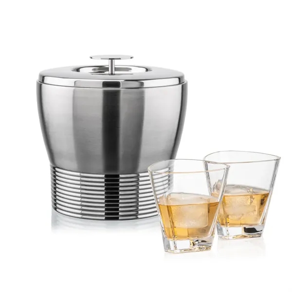 The Genoa Ice Bucket & On-the-Rocks Set is designed for effortless... from ASI 84592 St Regis Group