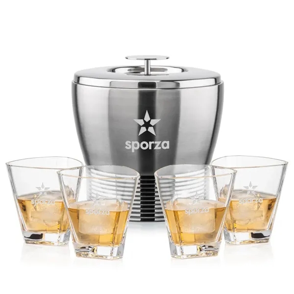 The Genoa Ice Bucket & On-the-Rocks Set is designed for effortless... from ASI 84592 St Regis Group