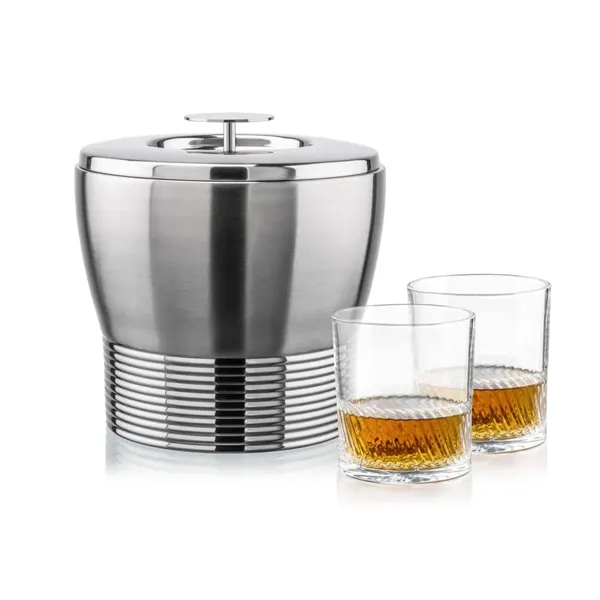 The Genoa Ice Bucket & On-the-Rocks Set is designed for effortless... from ASI 84592 St Regis Group