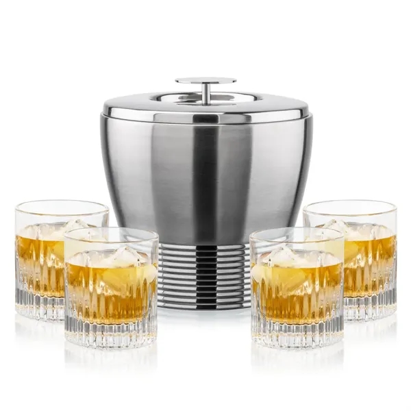 The Genoa Ice Bucket & On-the-Rocks Set is designed for effortless... from ASI 84592 St Regis Group