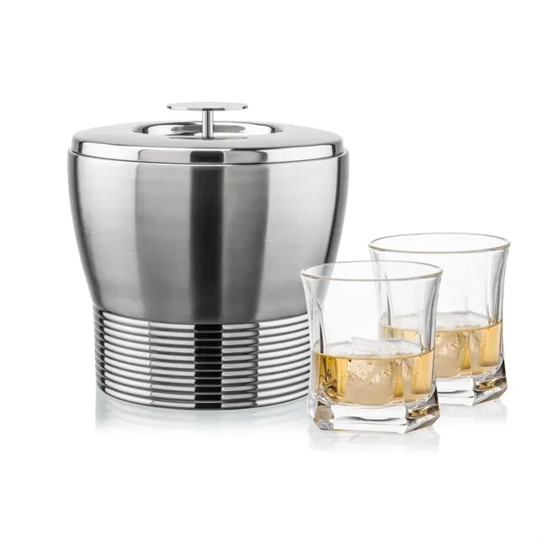The Genoa Ice Bucket & On-the-Rocks Set is designed for effortless... from ASI 84592 St Regis Group
