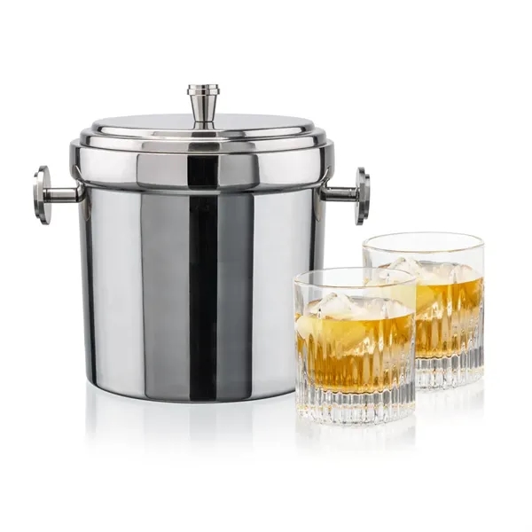 The Milano Ice Bucket & On-the-Rocks Glasses Set delivers a clean,... from ASI 84592 St Regis Group