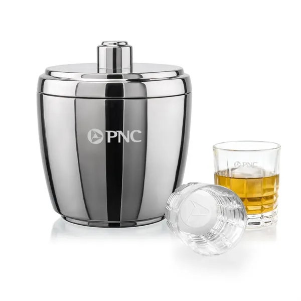 The Pescara Ice Bucket & On-the-Rocks Set combines modern style with... from ASI 84592 St Regis Group