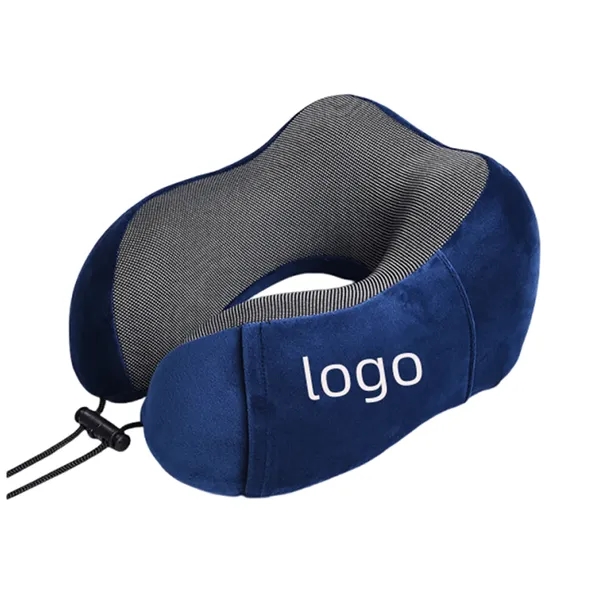 Memory cotton u-shape travel neck pillow with full color heat transfer... from ASI 37218 Athena Promo (tm)