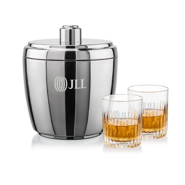 The Pescara Ice Bucket & On-the-Rocks Set combines modern style with... from ASI 84592 St Regis Group