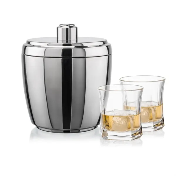 The Pescara Ice Bucket & On-the-Rocks Set combines modern style with... from ASI 84592 St Regis Group