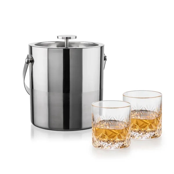 The Catania Ice Bucket with On-the-Rocks Set brings refined style and... from ASI 84592 St Regis Group