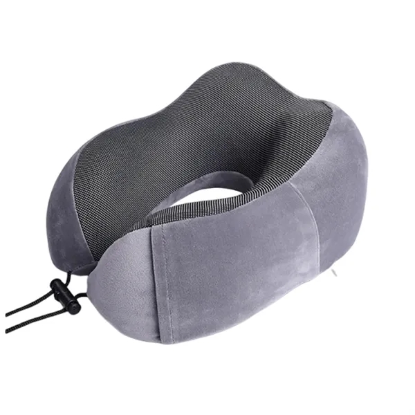 Memory cotton u-shape travel neck pillow with full color heat transfer... from ASI 37218 Athena Promo (tm)