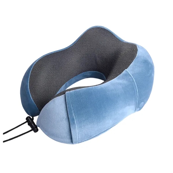 Memory cotton u-shape travel neck pillow with full color heat transfer... from ASI 37218 Athena Promo (tm)