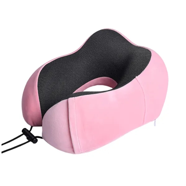 Memory cotton u-shape travel neck pillow with full color heat transfer... from ASI 37218 Athena Promo (tm)