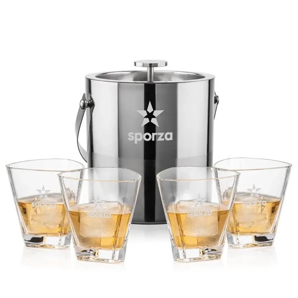 The Catania Ice Bucket with On-the-Rocks Set brings refined style and... from ASI 84592 St Regis Group
