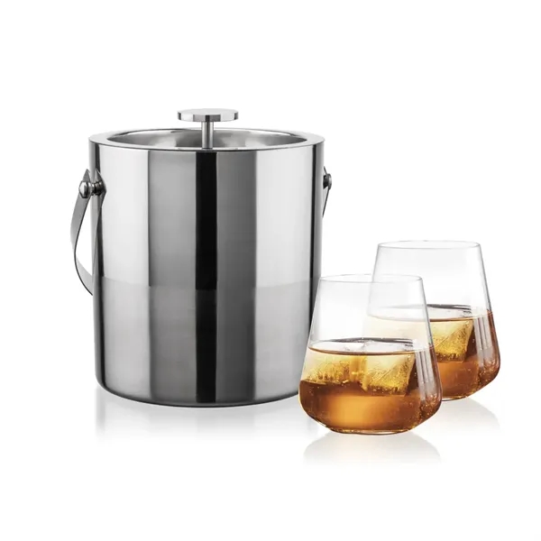 The Catania Ice Bucket with On-the-Rocks Set brings refined style and... from ASI 84592 St Regis Group