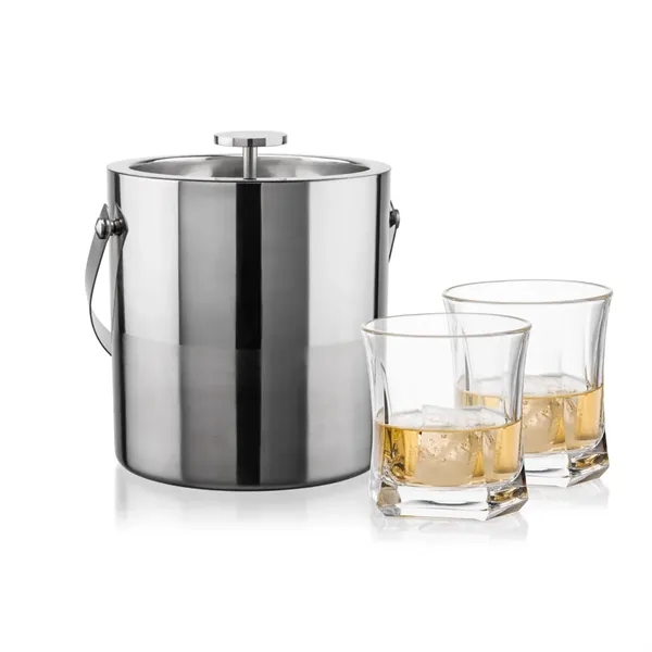 The Catania Ice Bucket with On-the-Rocks Set brings refined style and... from ASI 84592 St Regis Group
