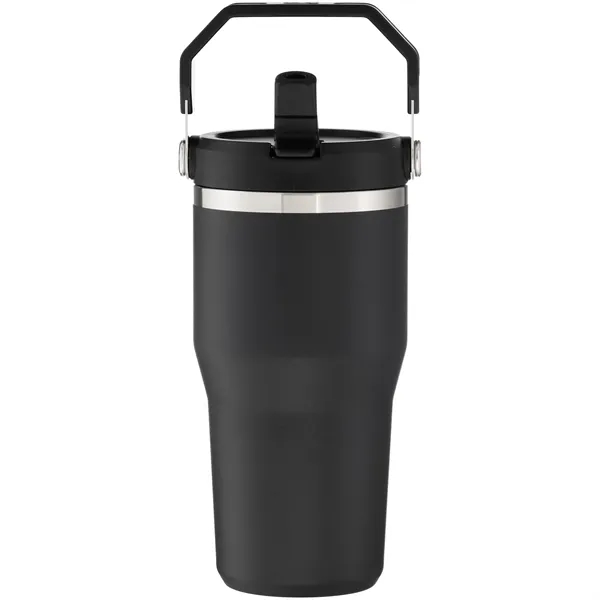 20 oz insulated stainless steel tumbler with flip straw lid, snap... from ASI 51197 ETS Express, LLC