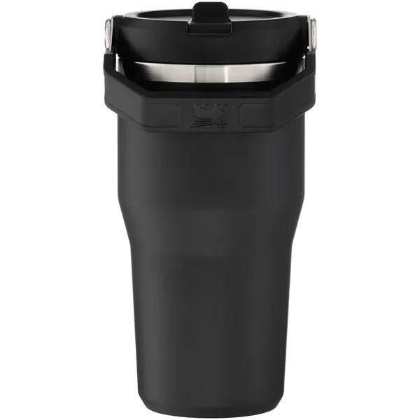 20 oz insulated stainless steel tumbler with flip straw lid, snap... from ASI 51197 ETS Express, LLC