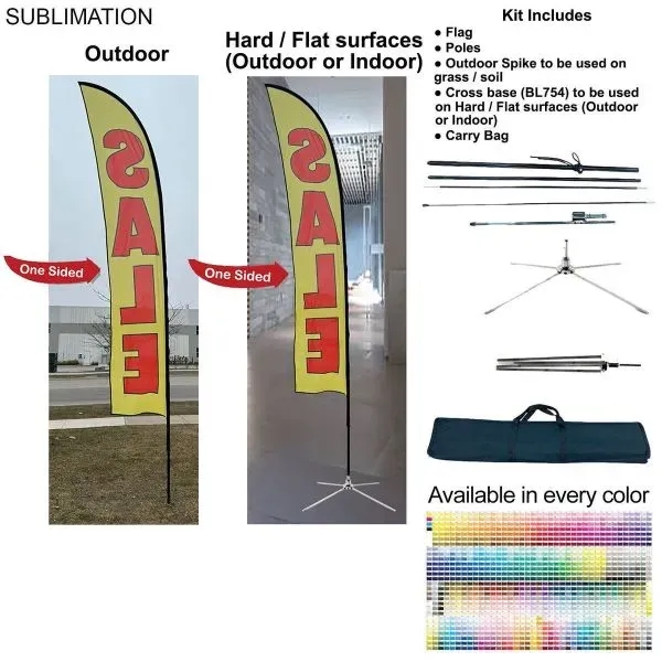 15' Large Feather Flag Kit... from ASI 53509 FIEL-Fairdeal Import & Export