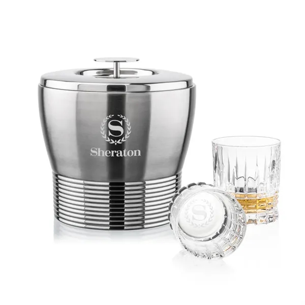 The Genoa Ice Bucket & On-the-Rocks Set is designed for effortless... from ASI 84592 St Regis Group