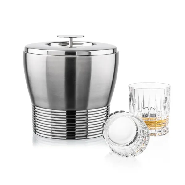 The Genoa Ice Bucket & On-the-Rocks Set is designed for effortless... from ASI 84592 St Regis Group