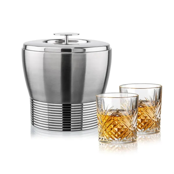 The Genoa Ice Bucket & On-the-Rocks Set is designed for effortless... from ASI 84592 St Regis Group