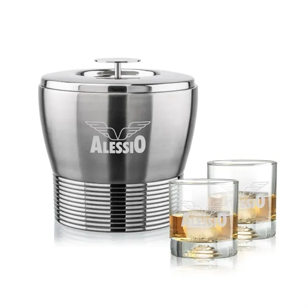 The Genoa Ice Bucket & On-the-Rocks Set is designed for effortless... from ASI 84592 St Regis Group