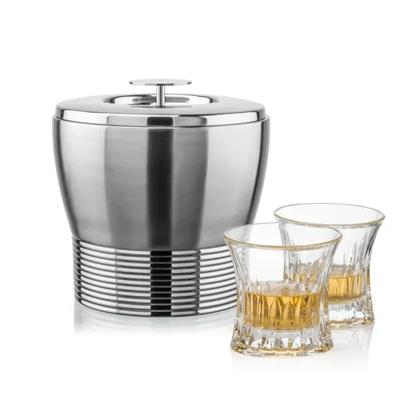 The Genoa Ice Bucket & On-the-Rocks Set is designed for effortless... from ASI 84592 St Regis Group
