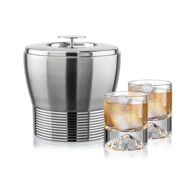 The Genoa Ice Bucket & On-the-Rocks Set is designed for effortless... from ASI 84592 St Regis Group