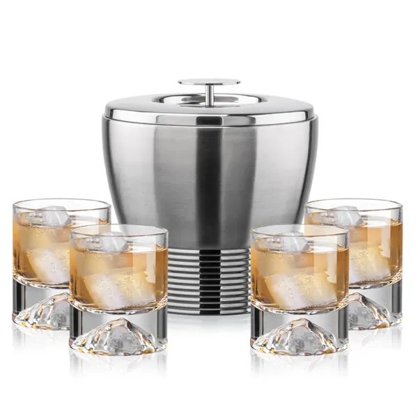 The Genoa Ice Bucket & On-the-Rocks Set is designed for effortless... from ASI 84592 St Regis Group