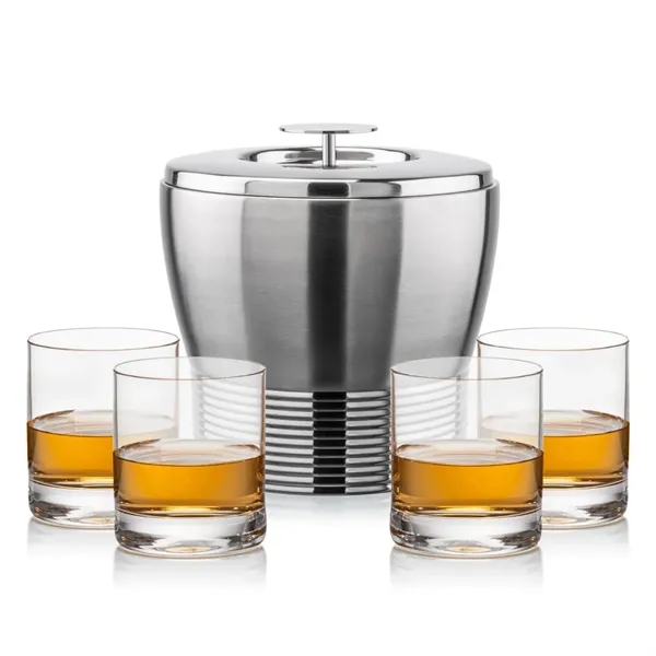 The Genoa Ice Bucket & On-the-Rocks Set is designed for effortless... from ASI 84592 St Regis Group