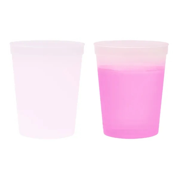 16 oz. color-changing plastic stadium cup.... from ASI 61125 Hit Promotional Products / Hit®