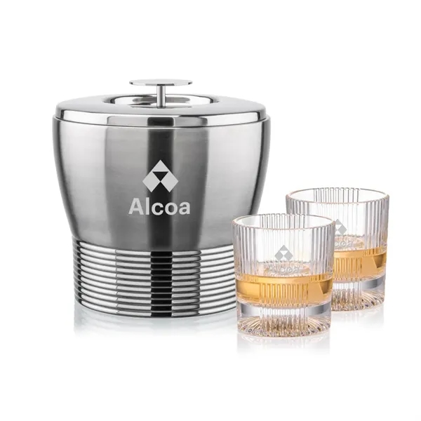 The Genoa Ice Bucket & On-the-Rocks Set is designed for effortless... from ASI 84592 St Regis Group
